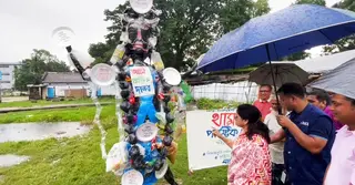নেত্রকোণায় পরিবেশ দিবস উপলক্ষে ব্যতিক্রমী উদ্যোগ
